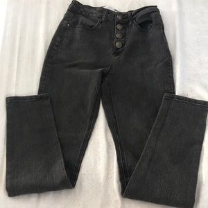 Faded Black Skinny Jeans